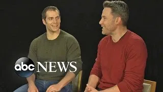 Ben Affleck and Henry Cavill on the Making of 'Batman v Superman'