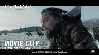 The Revenant ['Glass Escapes Arikara' Movie Clip in HD (1080p)]