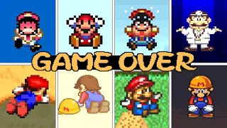 Evolution Of Super Mario SNES Death Animations & Game-Over Screens!