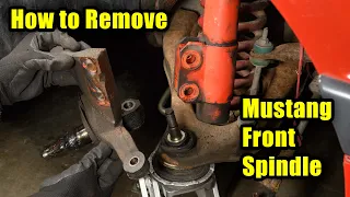 How to Remove a Mustang Spindle