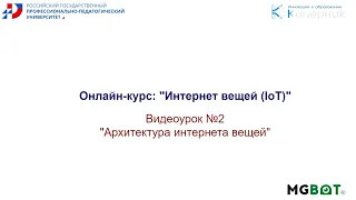 Архитектура интернет - вещей