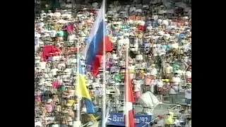 Medal Ceremony Yelena Romanova 1992 Russian Anthem [First Playing] (Barcelona Olympics 1992)