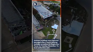 Drone Video Captures Tornado Damage in Grapevine, Texas