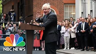 U.K.'s Boris Johnson Makes Farewell Speech As Liz Truss Succeeds Him As Prime Minister