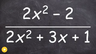 Simplify the rational expression and determine the excluded values