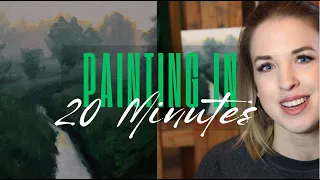 20 Minute Painting! Video 1 - Summer Mist #20minutepainting #annarosebain