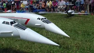 Concorde droop snoot full flight Video RC Turbine Model Jets