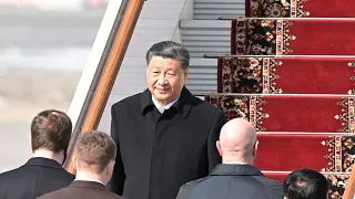 Си Цзиньпин прибыл с государственным визитом в Москву для переговоров с Путиным