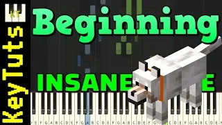 Beginning from Minecraft - Insane Mode [Piano Tutorial] (Synthesia)