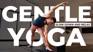 Gentle Yoga | Slow Down and Relax in 30-Minute Slow Flow with Travis Eliot