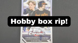 2023 Topps Chrome Hobby Box Rip, Big SP Pull!