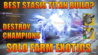 This is a BLAST! Best PvE Stasis Titan Build for Endgame Content? - Beyond Light Destiny 2