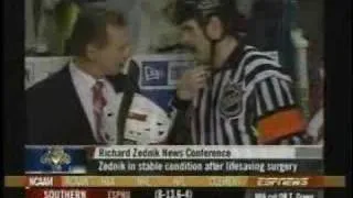 RICHARD ZEDNIK DOCTORS PRESS CONFERENCE ESPN