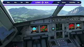 LOWI 08 Circling Approach | Fenix A320 | MSFS 2020