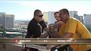 Arm Wars | Armwrestling | Ryan Espey CAN v Monster Michael Todd USA