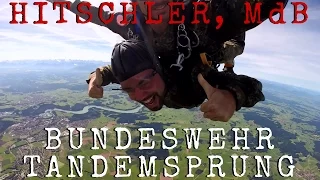 Mein Fallschirm-Tandemsprung am Bundeswehrstützpunkt Altenstadt