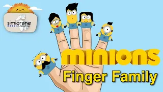 Minions Finger Family | Family Sing Along Song | Daddy Finger | @simicrane