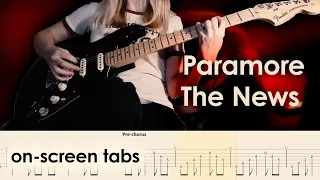 Paramore - The News | Guitar cover w/play-along tabs + download