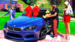 ОТЕЦ И СЫН В GTA 5 - ПАПА ПОДАРИЛ ШКОЛЬНИКУ BMW M6 ! ПОЕХАЛ НА НЕЙ В ШКОЛУ ! ⚡ГАРВИН