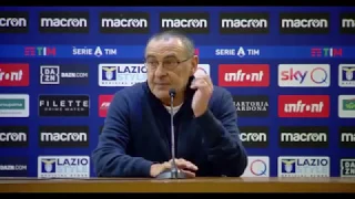 LAZIO-JUVENTUS 3-1 LE PAROLE DI SARRI DOPO LA PARTITA