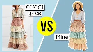 MAKING A $4,500 GUCCI SKIRT | @coolirpa