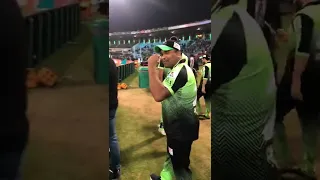 david wiese psl after winning final HBL PSl Lahore 7