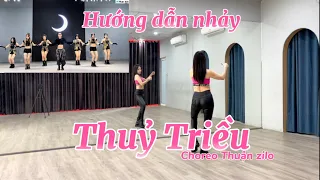 Hướng dẫn nhảy | Thuỷ Triều - choreo Thuận zilo | Ngocby Dance Fitness | Link quay cùng hướng 🔽