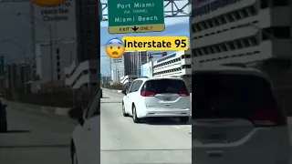 Driving On Interstate 95 In Miami 😨