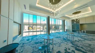 FPV Drone Flythrough of Hotel Wedding Banquet