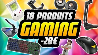 10 PRODUITS GAMING (pas cher) À MOINS DE 20€ POUR AMÉLIORER SON SETUP !