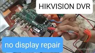 hikvision dvr no display problem / hikvision dvr no power/ hikvision dvr repair full tutorial