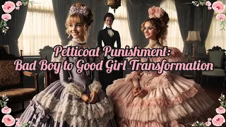 Petticoat Punishment: Bad Boy to Good Girl Transformation 🎀👗 crossdressing sissy boy