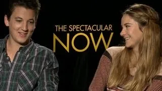 Shailene Woodley and Miles Teller Talk The Spectacular Now and Relationships - Cute Interview!