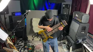 Improvisation on 16 string guitar