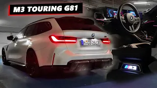 BMW M3 Touring G81- Interior and night lighting