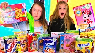 Don't Choose the Wrong Cereal Slime Challenge!!!