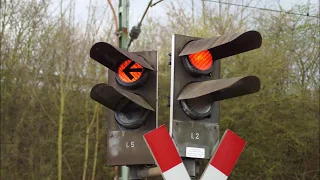 [BÜS72] Bahnübergang Mainaschaff "Schneidweg" Seltene Lichtzeichen