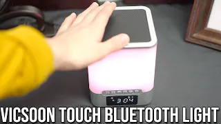 Vicsoon Bluetooth Alarm Clock Lamp Speaker