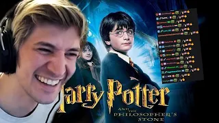 xQc reacts to Harry Potter clips with chat