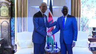 President Ruto meets former USA President Barack Obama in Washington DC