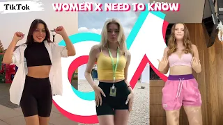 Women x Need To Know  TikTok Dance Challenge Compilation