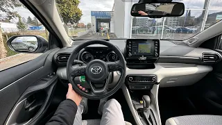 2022 Toyota Yaris Hybrid Test Drive POV | Ambience Binaural Sound 2022