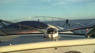 Crossing the gulf in a Chris Craft Roamer