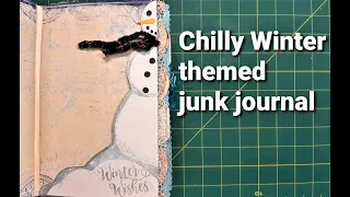 Winter Altered Book Junk Journal!