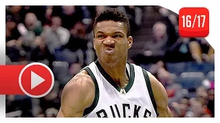 Giannis Antetokounmpo Full Highlights vs Wizards (2016.12.23) - Career-HIGH 39 Pts, BEAST!