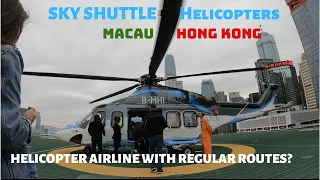 Sky Shuttle Hong Kong - Macau Helicopter Airline Flight
