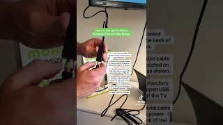 Unboxing and setup of our 60-mile range Mohu Gateway Plus Amplified TV Antenna.