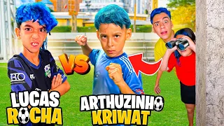 X1 ARTHUZINHO KRIWAT VS LUCAS ROCHA - DESCOBRIMOS O SEGREDO DO LUCAS *deu ruim