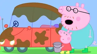 Car Wash with Peppa Pig | Peppa and George Learn to Clean up Before Eating