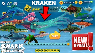 Hungry Shark Evolution - New Shark - KRAKEN SHARK &  ALL 23 SHARKS UNLOCKED 2020